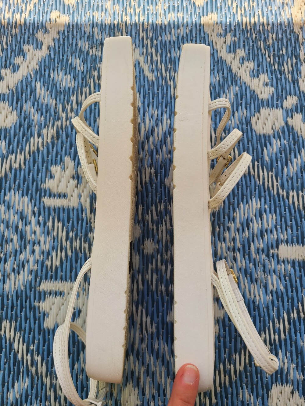 Free People Fionna Strappy Platform Sandals With Adjustable Ankle And Square Toe - Picture 5 of 10